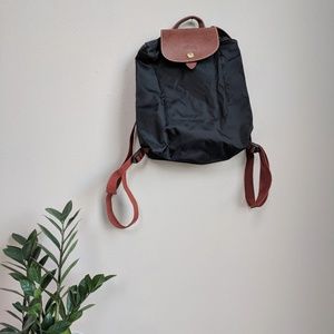 Longchamp Le Pliage Backpack, Black